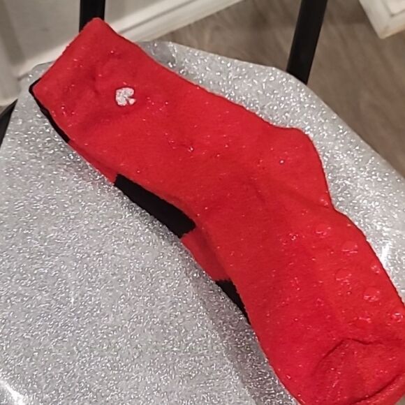 Kate Spade Valentine's Day 2-PK Plush Heart Logo/Solid Crew Sock - Picture 6 of 8